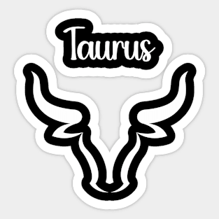 Taurus zodiac Sign Sticker